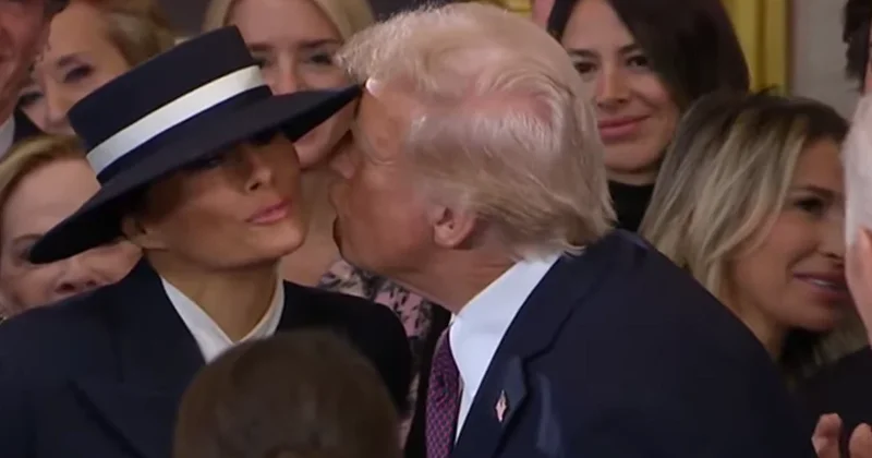 Tramp xanımını təriflədi Mənə çox kömək edib