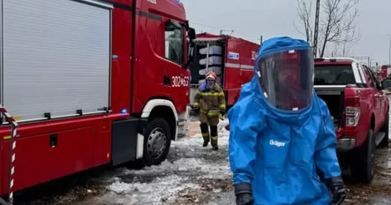 В Польше произошла утечка серной кислоты из железнодорожной цистерны