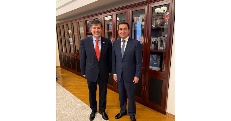Hikmət Hacıyev BMT nin müvəqqəti rezident əlaqələndiricisi ilə görüşüb