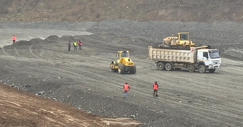 Qəbələdə nəhəng infrastruktur layihəsi Yengicə su anbarında işlərin 60 faizi tamamlanıb FOTO