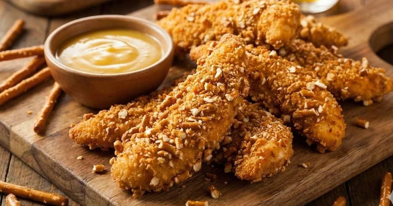 Suxarını bir kənara qoyun duzlu çubuq krakerli xırtıldayan toyuq resepti