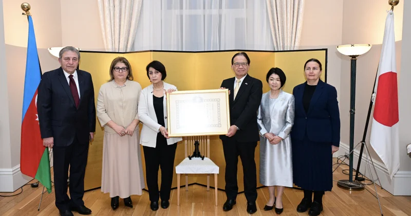 Azərbaycanlı müəllim Yaponiyanın ordeni ilə təltif olunub