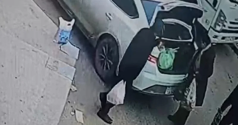 Marketdə “kömək etdiyi” qadının pul kisəsini belə oğurladı Video