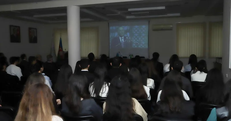 Yeni Azərbaycan Partiyası Nəsimi rayon təşkilatında Gənclər Gününə həsr olunmuş tədbir keçirilib