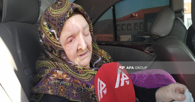 91 yaşlı Kərkicahan sakini: Övladlarım, nəvə nəticələrimlə doğma yurda qayıtmışam