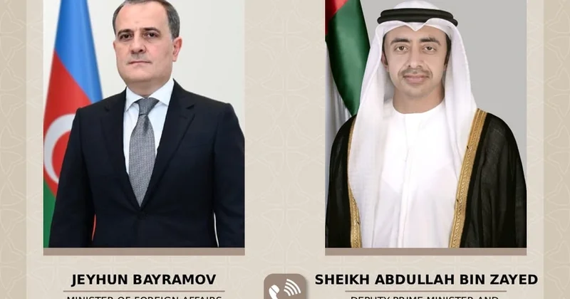 Главы МИД Азербайджана и ОАЭ обсудили по телефону вопросы безопасности и стратегического партнёрства