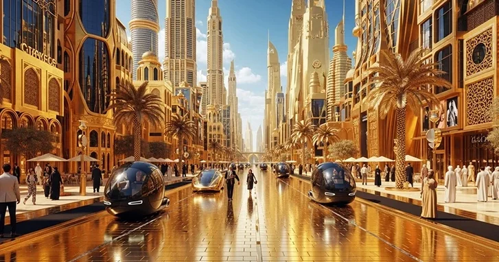 В Дубае появится первая в мире улица, вымощенная настоящим золотом