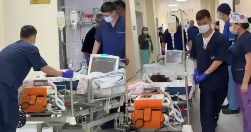 Коридор почёта : трогательное прощание врачей с донором в Казахстане Видео