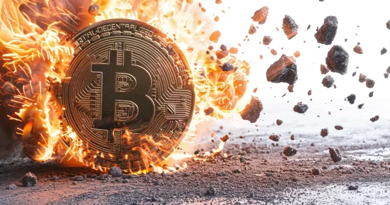 Биткойн резко обрушился, потянув крипторынок вниз