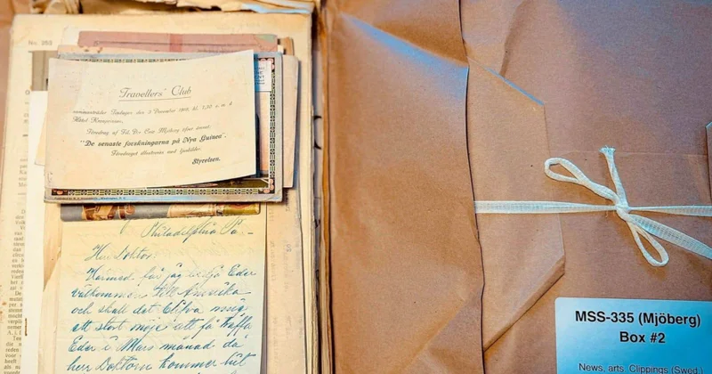 Уникальный архив шведского зоолога возвращен на родину из США