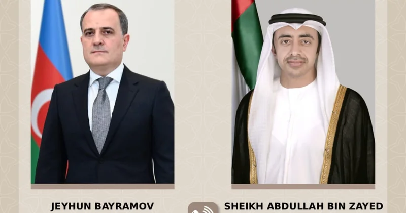 Главы МИД Азербайджана и ОАЭ обсудили ситуацию в сфере региональной безопасности