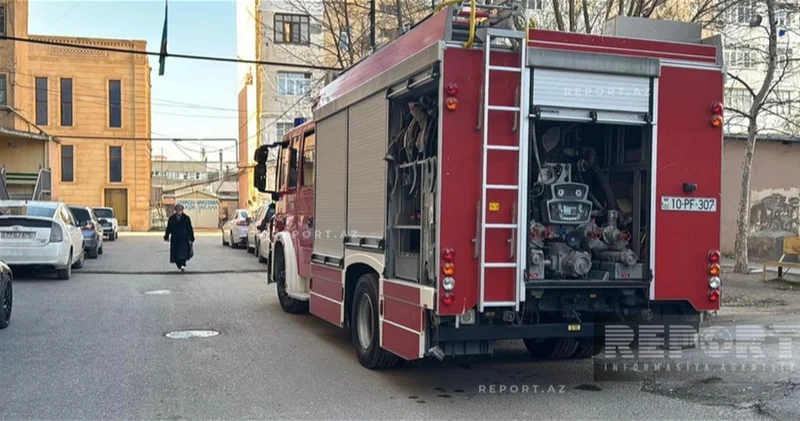 В жилом доме в Сумгайыте произошел пожар