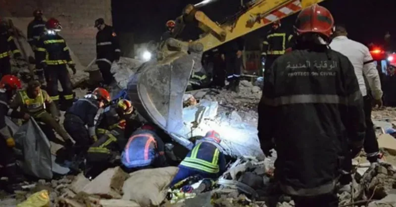 Mərakeşdə güclü yağış səbəbindən yaşayış evi uçub, ölənlər var