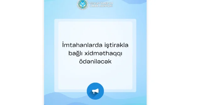 İmtahanlarda iştirakla bağlı xidməthaqqı ödəniləcək DDLA