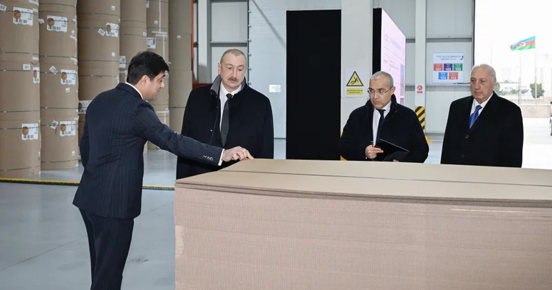 Sumqayıt Sənaye Parkında yeni müəssisə Azərbaycanın qeyri neft sənayesini gücləndirir ŞƏRH EDİLDİ