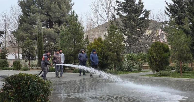 Novxanıdakı yeganə park abadlaşdı