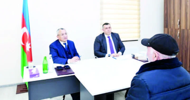 Göyçayda vətəndaş qəbulu