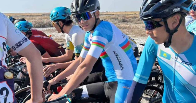 Azərbaycan velosipedçiləri Qazaxıstan Kubokunda mübarizə aparıb FOTO