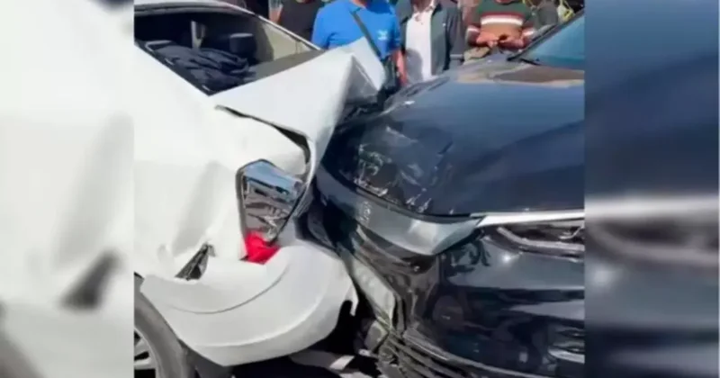 В столице Узбекистана столкнулись восемь авто