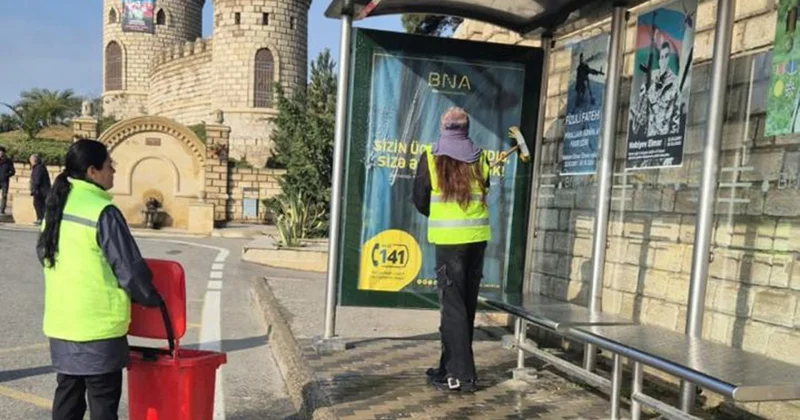 Pirallahı rayonunda iməcilik aksiyası keçirilib FOTOLAR