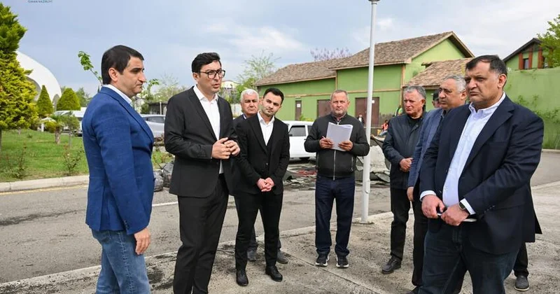 Fərid Qayıbov Göygöl Olimpiya İdman Kompleksinə baxış keçirdi FOTOLAR