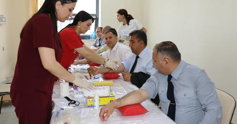 Samuxda qanvermə aksiyası keçirilib FOTOLAR