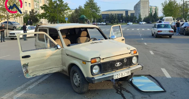 Gəncədə “Niva” bir neçə dəfə aşıb Xəsarət alan var