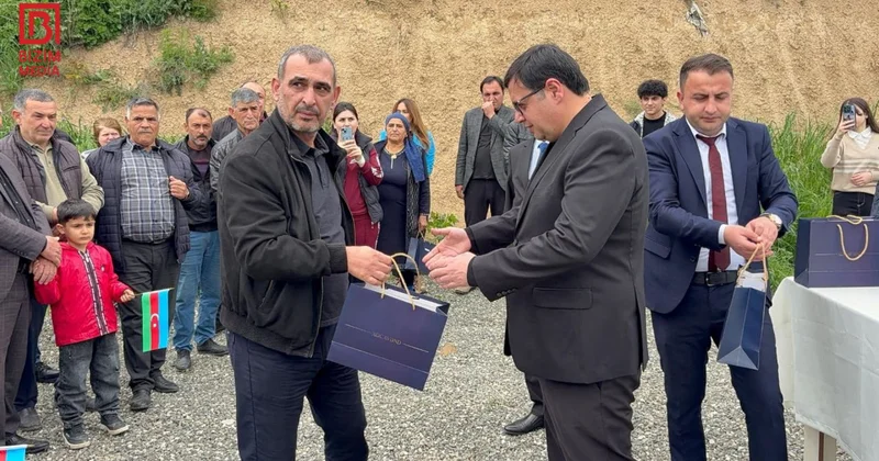Xocavəndə köçən ailələrə mənzillərin açarları təqdim edildi FOTO