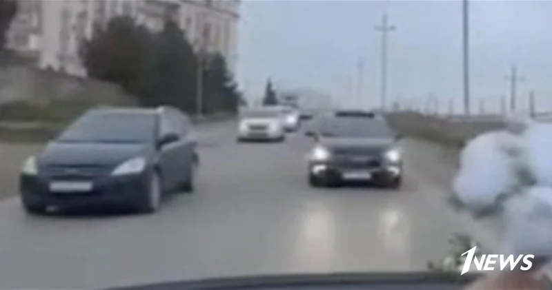 Ехал задним ходом от Мехдиабада до Баладжары ВИДЕО