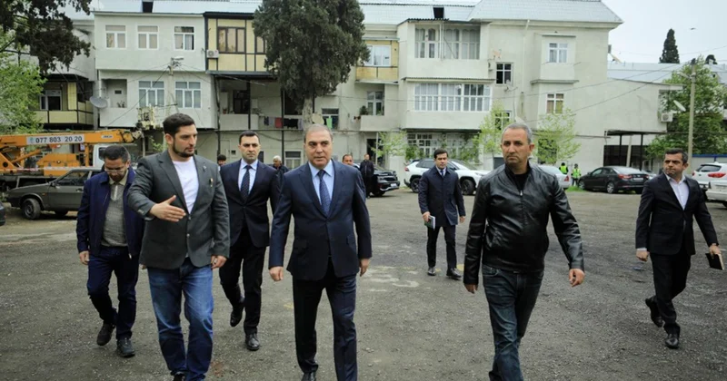 Gəncədə “ABAD məhəllə” layihəsi həyata keçirilir Fotolar