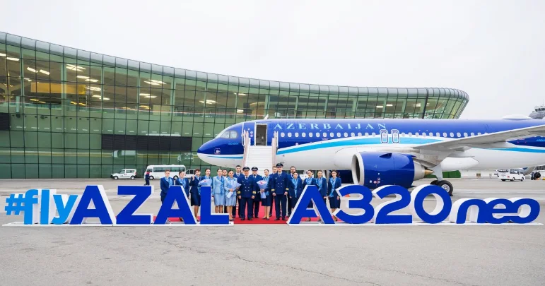 Парк AZAL пополнился самолетом Airbus A320neo