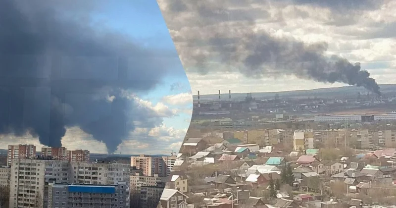 СБУ подтвердила удар по НПЗ в Перми Лукойл Пермнефтеоргсинтез ВИДЕО