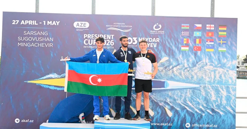 Avarçəkənlərimizdən ilk qızıl medal Fotolar