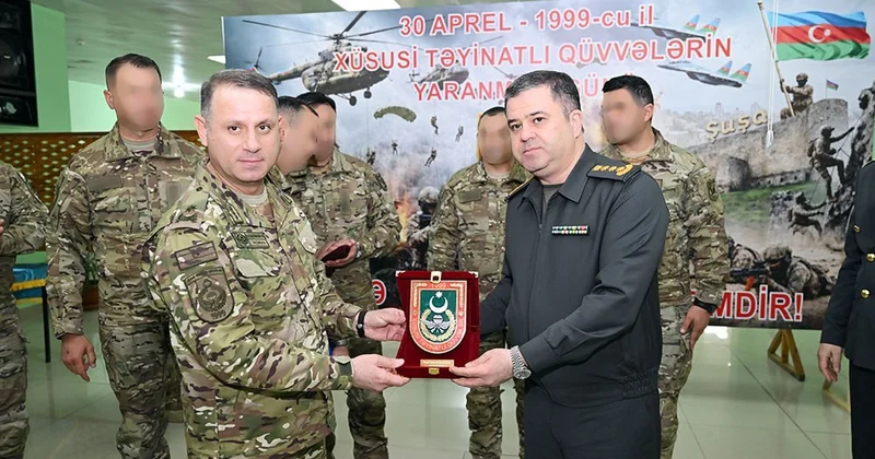 Xüsusi Təyinatlı Qüvvələrin hərbçiləri təltif olundular FOTO
