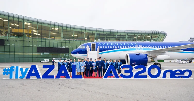 Парк AZAL пополнился самолетом Airbus A320neo