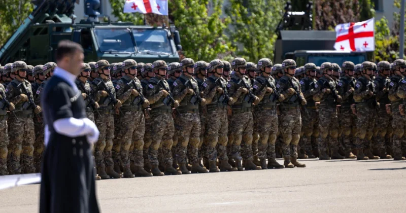 Gürcüstanda Müdafiə Qüvvələrinin yaradılmasının 35 illiyi qeyd olunub