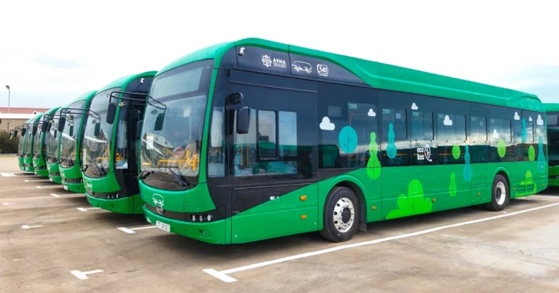 Bakıda daha bir marşrut avtobusu yenilənir