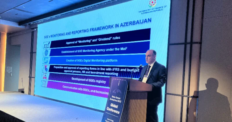Азербайджан представил опыт мониторинга госкомпаний на конференции в Сеуле