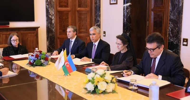 Heydər Əliyev Fondu Vatikanda tarixi abidələrin bərpası üzrə yeni layihələrin icrasına başlayır