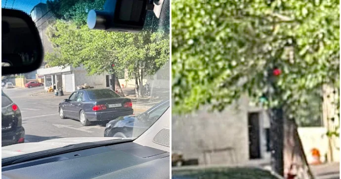 Bu küçədəki işıqfor görünməz haldadır Hər an qəza baş verə bilər FOTO