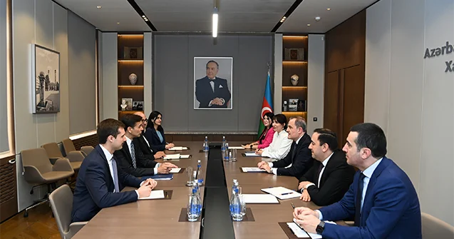 Bayramov ABŞ nümayəndə heyətini qəbul etdi Fotolar