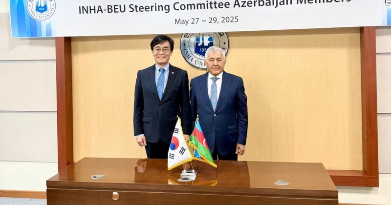 Koreyada BMU və İNHA Universitetinin rektorları arasında görüş keçirilib FOTOLAR
