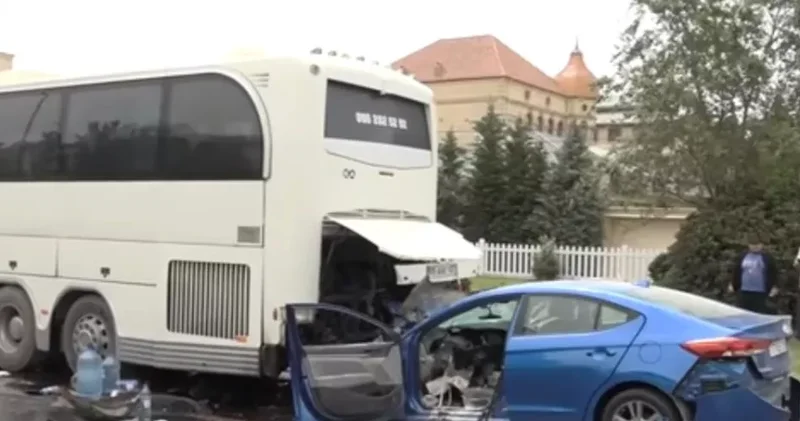 Смертельное бакинское ДТП на арендованном авто Шокирующее видео