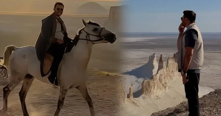 Eminin Qazaxıstan gəzintisi Video