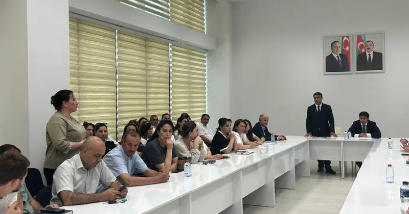 Mingəçevirdə əmək münasibətləri və iş yerlərində təhlükəsizliyə dair maarifləndirmə tədbiri keçirilib