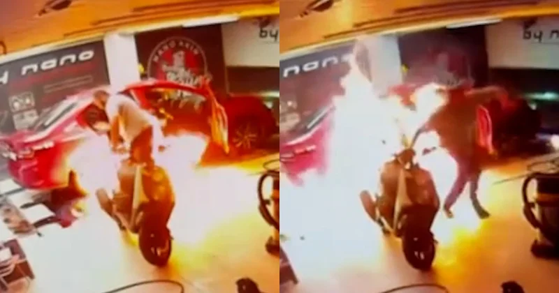 Türkiyədə avtomobil yuyan kişinin faciəli ölümü anbaan kameraya düşdü