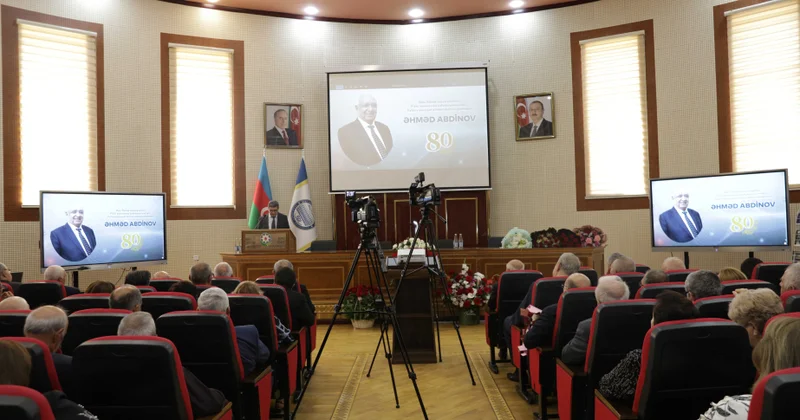 BDU da professor Əhməd Abdinovun 80 illik yubileyinə həsr olunmuş konfrans keçirilib