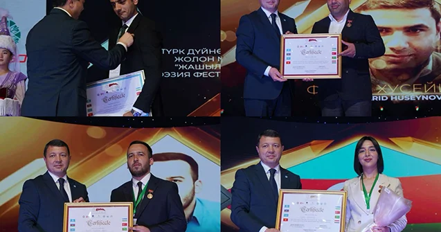 Azərbaycanlı şairlər beynəlxalq festivalın laureatı adına layiq görüldü