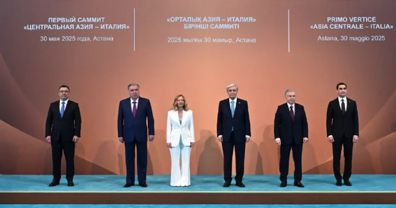 Meloni Mərkəzi Asiya liderlərini bir araya topladı