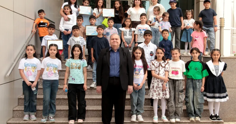 Sosial xidmət müəssisəsinin uşaqları Dövlət Film Fondunda ekskursiyada olublar